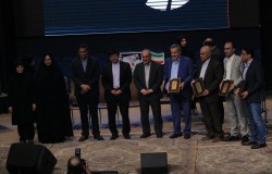 تجلیل ار هیات فوتبال استان تهران در مراسم اینده سازان ورزش استان تهران